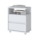 Ver imagem 2 de Mesa De Cabeceira Campeche D07 Branco Henn