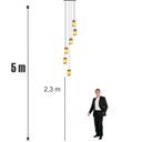 Ver imagem 6 de Lustre para Sala Cúpula Fumê 6 Lâmpadas Pé Direito Alto