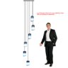 Lustre para Sala Cúpula Fumê 6 Lâmpadas Pé Direito Alto - 8