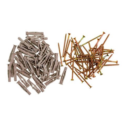 Parafuso com Bucha Bxb 08 mm 50 Unidades Bemfixa