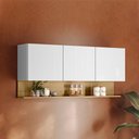 Ver imagem 6 de Armario Aereo 3 Portas 150 Cm Line Supremo Cp Freijo Ktp