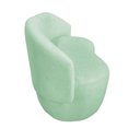 Ver imagem 4 de Kit Namoradeira + 2 Poltronas Decorativa Beatriz Orgânica Veludo Acqua