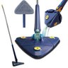 Mop Triângulo de Cozinha Limpeza Ajustável Giratório 360° Limpa Chão Vidro Esfregão Triangulo - 2