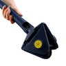 Mop Triângulo de Cozinha Limpeza Ajustável Giratório 360° Limpa Chão Vidro Esfregão Triangulo - 4