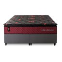 Ver imagem 6 de Conjunto Cama Box c/ Molas Ensacadas Toronto Vermelho Queen 158x198x66