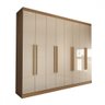 Guarda-roupa Casal Ela e Ele 8 Portas 8 Prateleiras - Panorama Móveis - 3