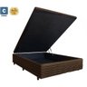 Cama Box Baú Casal Marrom Basic 138x188x34x20interno - 1