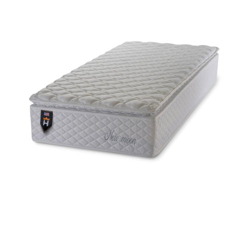Colchão Solteiro New Moon 96x203x28 Branco c/ Molas Ensacadas