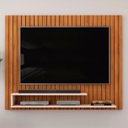 Ver imagem 6 de Painel Tv 55 Pol 134cm Ripado David D04 Freijó/off White - Mpozenato