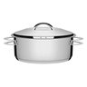 Caçarola Tramontina Solar Rasa em Aço Inox Fundo Triplo com Tampa e Alças 28 Cm 7,1 L Tramontina - 1