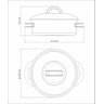 Caçarola Tramontina Solar Rasa em Aço Inox Fundo Triplo com Tampa e Alças 28 Cm 7,1 L Tramontina - 5