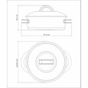 Ver imagem 5 de Caçarola Tramontina Solar Rasa em Aço Inox Fundo Triplo com Tampa e Alças 28 Cm 7,1 L Tramontina