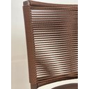 Ver imagem 4 de Jogo 6 Cadeiras de Alumínio Corda Sintética Assento 50cm Alt Marrom