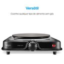 Ver imagem 2 de Fogão Elétrico Elgin Cooktop Portátil 1 Boca 1000w 220v