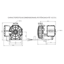Ver mais imagens de Bomba Centrifuga Syllent Re42m050 - 220 / Ap (tbha) 1/2 Cv - 220v