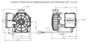 Ver mais imagens de Bomba Centrifuga Syllent RE42M050 - 220 / Ap (Tbha) 1/2 Cv - 220V