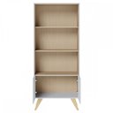 Ver imagem 5 de Estante de Livros Link com 2 Portas e 3 Prateleiras Taurani Nobre Colibri Moveis