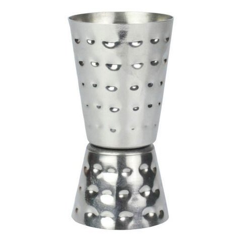 Dosador Bebidas Duplo 25ml 50ml Inox Martelado Mimo Style