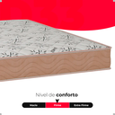 Ver imagem 4 de Baú Queen Bipartido + Colchão D33 One Face - Suede Bege - e-Shop Casa