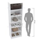 Ver imagem 6 de MÓDULO CLOSET COM PRATELEIRAS A 2,20 M302.B (LOJA OU CLOSET) MUNDI MOVEIS