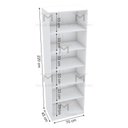 Ver imagem 2 de MÓDULO CLOSET COM PRATELEIRAS A 2,20 M302.B (LOJA OU CLOSET) MUNDI MOVEIS