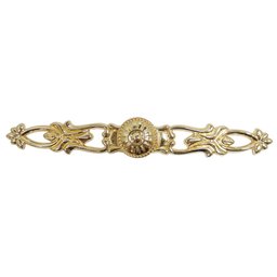 Puxador Colonial 170 - Ouro - 210MM - 1 Puxador Colonial 170 - Ouro - 210MM - 1