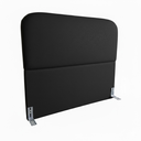 Ver imagem 1 de Cabeceira de Cama Box Queen 160cm Orgânica Preto - Veludo
