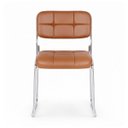 Ver imagem 5 de Cadeira Interlocutor Estofada Denver - Cor Caramelo - 34410