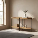 Ver imagem 7 de Aparador Virginia Detalhes em Couro Ecologico Pés Metal Mdp Mdf Nature Fosco