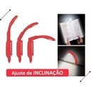 Ver mais imagens de Luminaria Leitura Mini Abajur Estudo Articulada Livro LED Luz Noturna com Clip Lanterna Notebook Fix