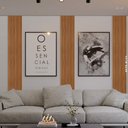 Ver mais imagens de Painel Ripado em Placa 250x39cm (0,98m²) MDF Shop JM