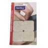 Kit 08 Unidades Protetor Feltro Adesivo Pé Moveis Cadeira Piso Resistente Porta Proteção - Quadrado - 1