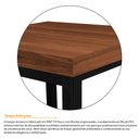 Ver imagem 4 de Kit 2 Banco Banqueta Nova York Industrial Cozinha Área Gourmet Preto