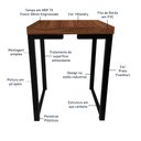 Ver imagem 5 de Kit 2 Banco Banqueta Nova York Industrial Cozinha Área Gourmet Preto