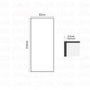 Ver imagem 3 de Folha de Porta Madeira Maciça 210x92cm Mexicana Angelim Jomadi