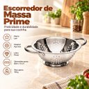 Ver imagem 5 de Escorredor de Macarrão Massa Inox Lyor Prime 24cm Cozinha