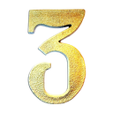 Ver imagem 6 de NÚMEROS DE RESIDÊNCIA algarismo residencial KIT 5 PEÇAS, EM PLÁSTICO GROSSO