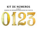 Ver imagem 3 de NÚMEROS DE RESIDÊNCIA algarismo residencial KIT 5 PEÇAS, EM PLÁSTICO GROSSO