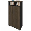 Ver imagem 3 de Escritório Completo 2 Portas Charuto/Preto - Artany Móveis