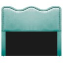 Ver imagem 3 de Cabeceira Casal Bari P02 140 cm para cama Box Suede Azul Tiffany - Amarena Móveis