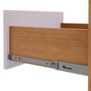 Ver imagem 7 de Mesa de Cabeceira 3 Gavetas Maggiore Amendoa Clean Off White