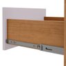 Mesa de Cabeceira 3 Gavetas Maggiore Amendoa Clean Off White - 7