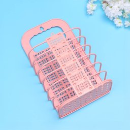 Cesto Dobrável Organizador Multiuso para Lavanderia e Banheiro:rosa - 3