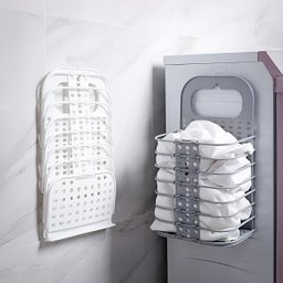 Cesto Dobrável Organizador Multiuso para Lavanderia e Banheiro:rosa - 2