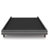 Cama King Base Box 195cm Many P02 Linho Cinza - Mpozenato - 5