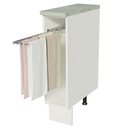 Ver imagem 3 de Balcão Porta-Pano Madesa para Cozinhas Glamy, Agata e Stella 20 cm (Com Tampo) Branco Cor:Branco