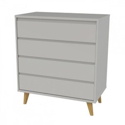 Cômoda de Bebê Lorena 4 Gavetas Carolina Baby - 3