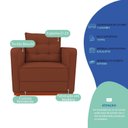 Ver imagem 5 de Kit Sofá 2 Lugares e 1 Poltrona Luxo Moderno Sala de Estar Bouclé Samuel