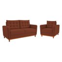 Ver imagem 2 de Kit Sofá 2 Lugares e 1 Poltrona Luxo Moderno Sala de Estar Bouclé Samuel