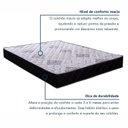 Ver imagem 4 de Colchão de Casal 138x188x12cm D20 Copper Colchoart Preto